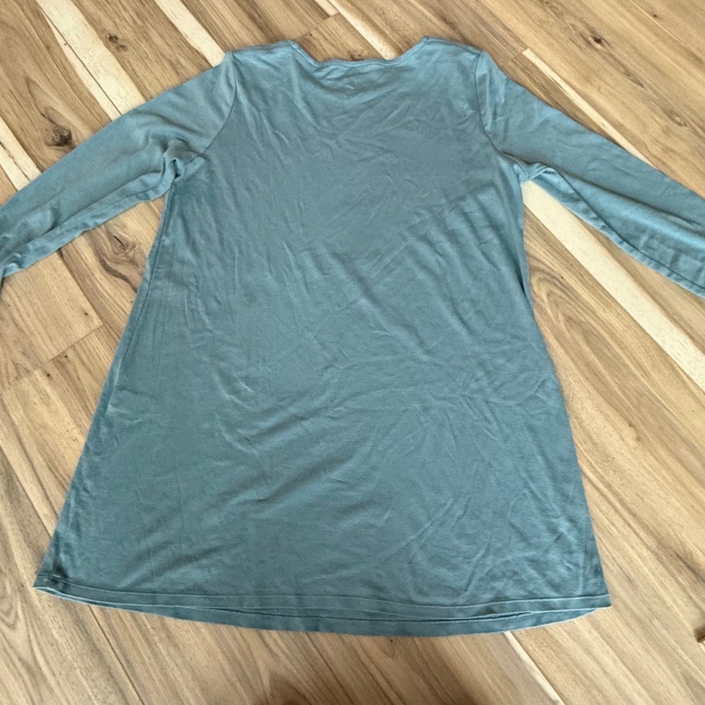 JJill lot  Pink Perfect Pima 3/4 Sleeve Seamed Tee M & Teal  Tunic M Pima Cotton - Picture 10 of 11